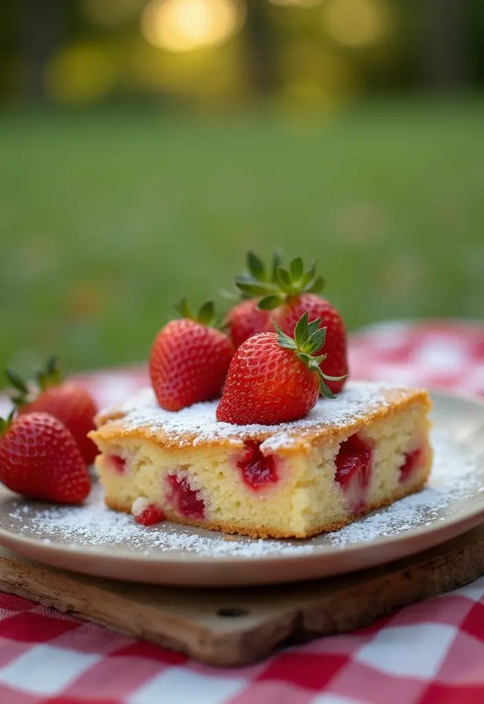 30 Strawberry Cake Recipes Bursting with Sweet Berry Flavor - 16. Strawberry Snack Cake
