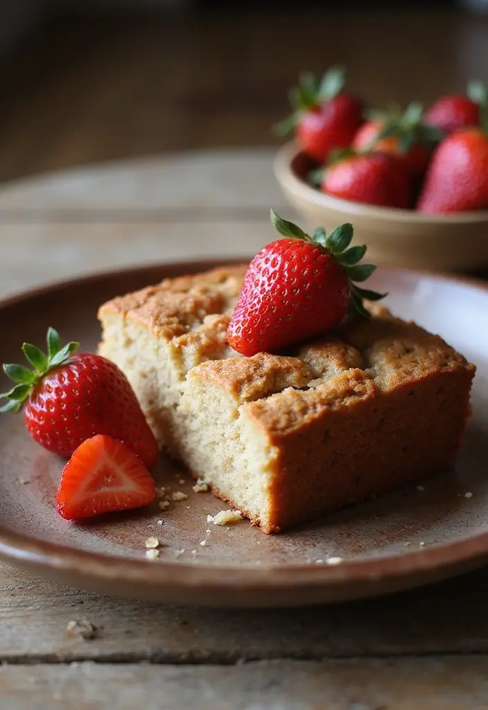 30 Strawberry Cake Recipes Bursting with Sweet Berry Flavor - 8. Strawberry Oatmeal Cake