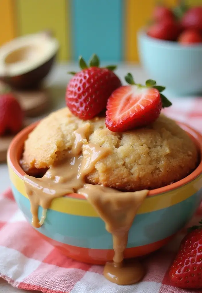 30 Strawberry Dump Cake Recipes You’ll Make on Repeat - 11. Strawberry Peanut Butter Dump Cake