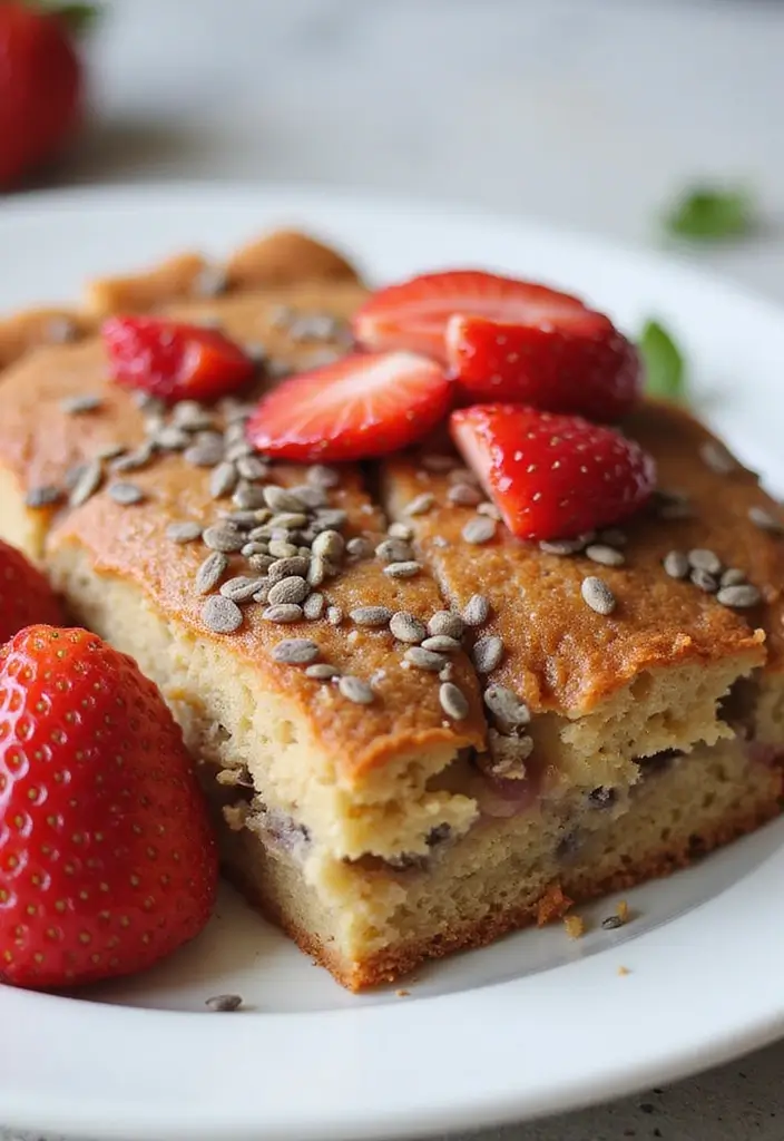 30 Strawberry Dump Cake Recipes You’ll Make on Repeat - 12. Strawberry Chia Seed Dump Cake