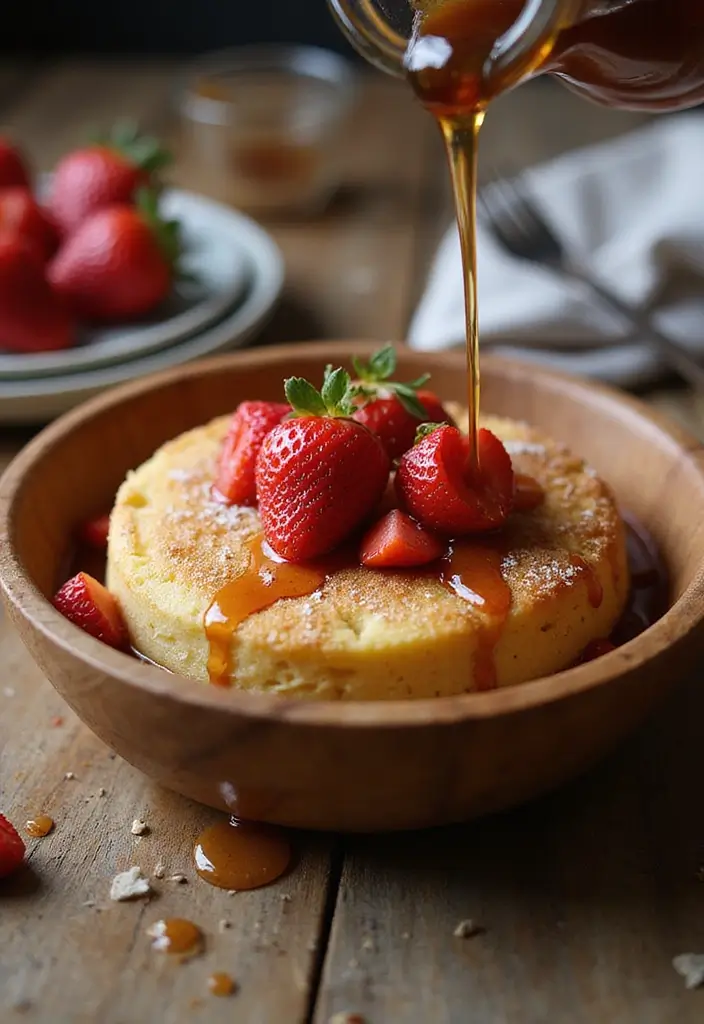 30 Strawberry Dump Cake Recipes You’ll Make on Repeat - 13. Strawberry Maple Dump Cake