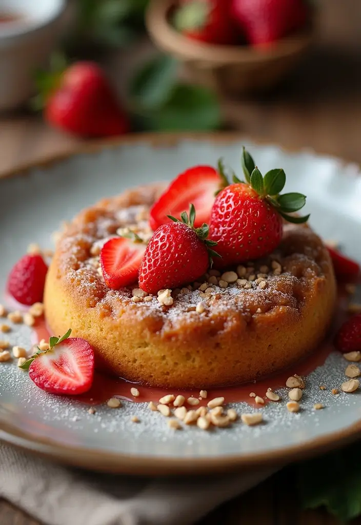 30 Strawberry Dump Cake Recipes You’ll Make on Repeat - 16. Strawberry Hazelnut Dump Cake