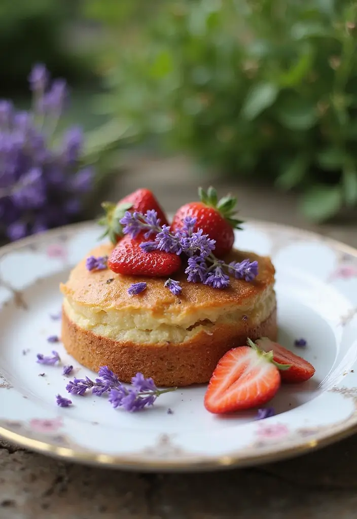 30 Strawberry Dump Cake Recipes You’ll Make on Repeat - 18. Strawberry Lavender Dump Cake