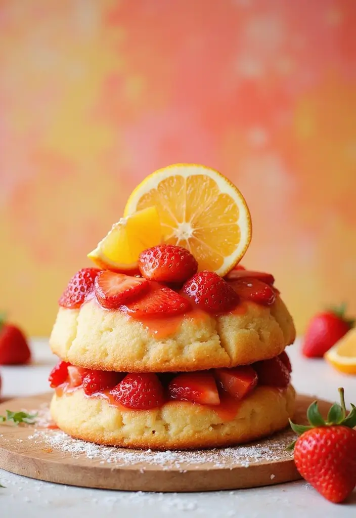 30 Strawberry Dump Cake Recipes You’ll Make on Repeat - 23. Strawberry Citrus Dump Cake