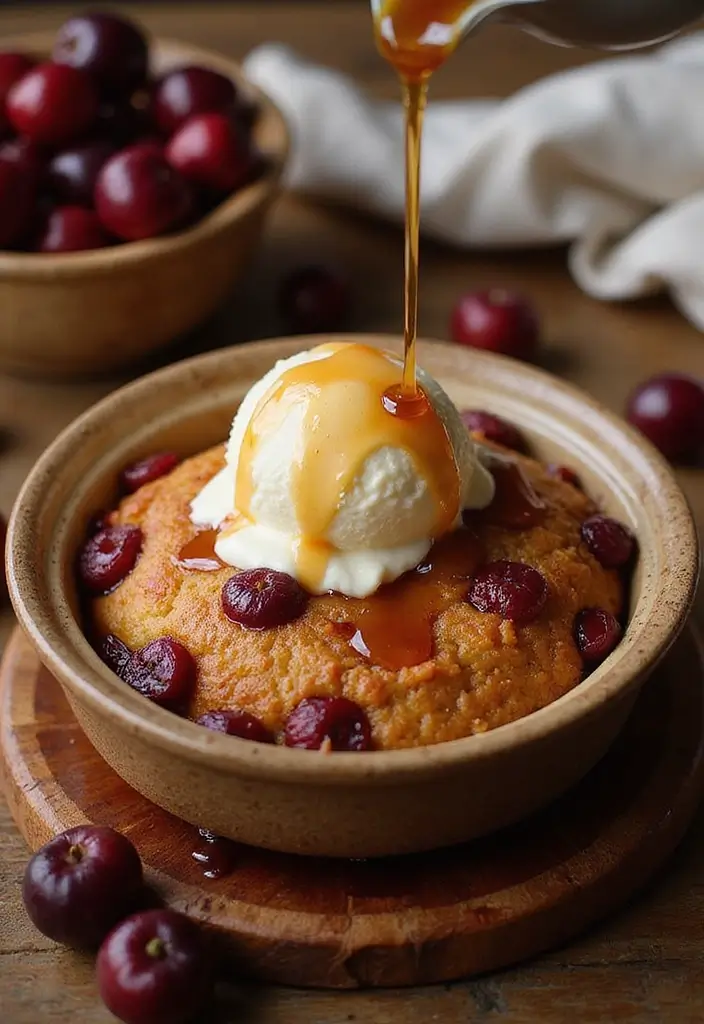 30 Sweet and Simple Gluten-Free Cherry Dump Cake Recipes - 13. Cherry Maple Dump Cake