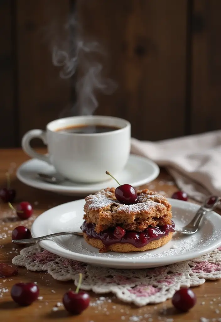 30 Sweet and Simple Gluten-Free Cherry Dump Cake Recipes - 19. Cherry Coffee Cake Dump Cake