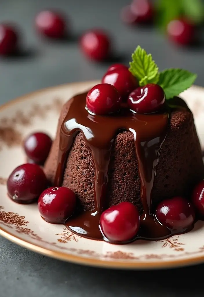 30 Sweet and Simple Gluten-Free Cherry Dump Cake Recipes - 2. Chocolate Cherry Dump Cake