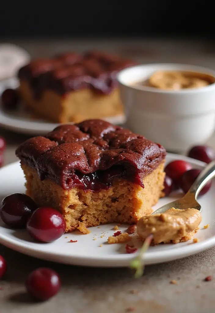 30 Sweet and Simple Gluten-Free Cherry Dump Cake Recipes - 21. Cherry Peanut Butter Dump Cake