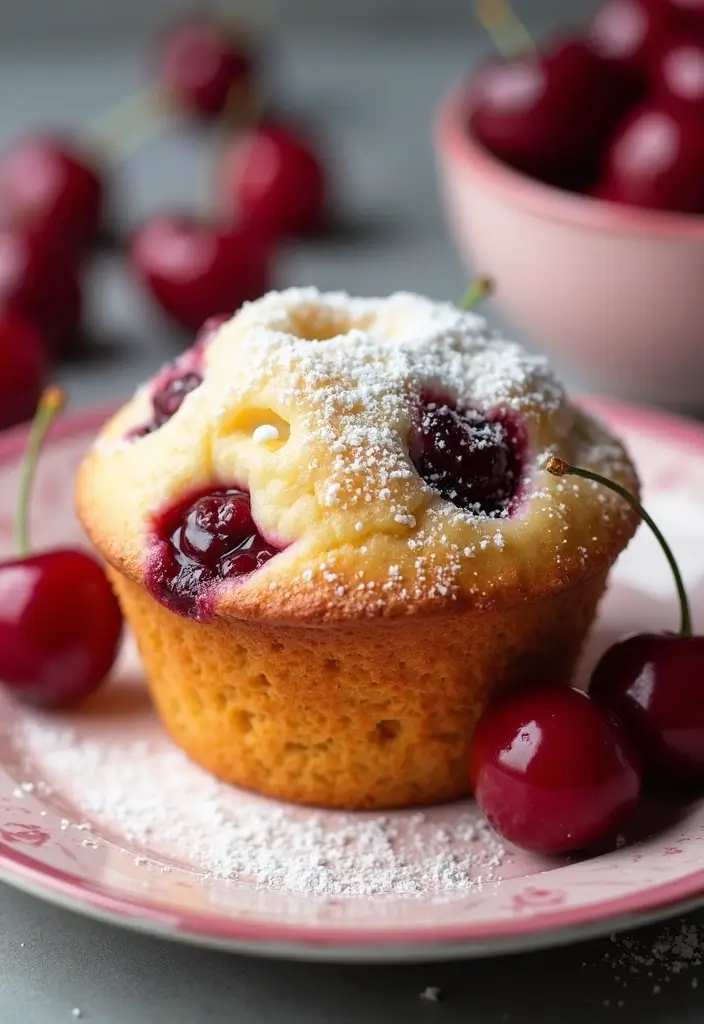 30 Sweet and Simple Gluten-Free Cherry Dump Cake Recipes - 23. Cherry Muffin Dump Cake