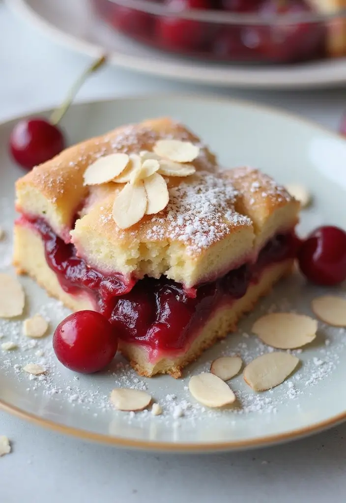 30 Sweet and Simple Gluten-Free Cherry Dump Cake Recipes - 3. Cherry Almond Dump Cake