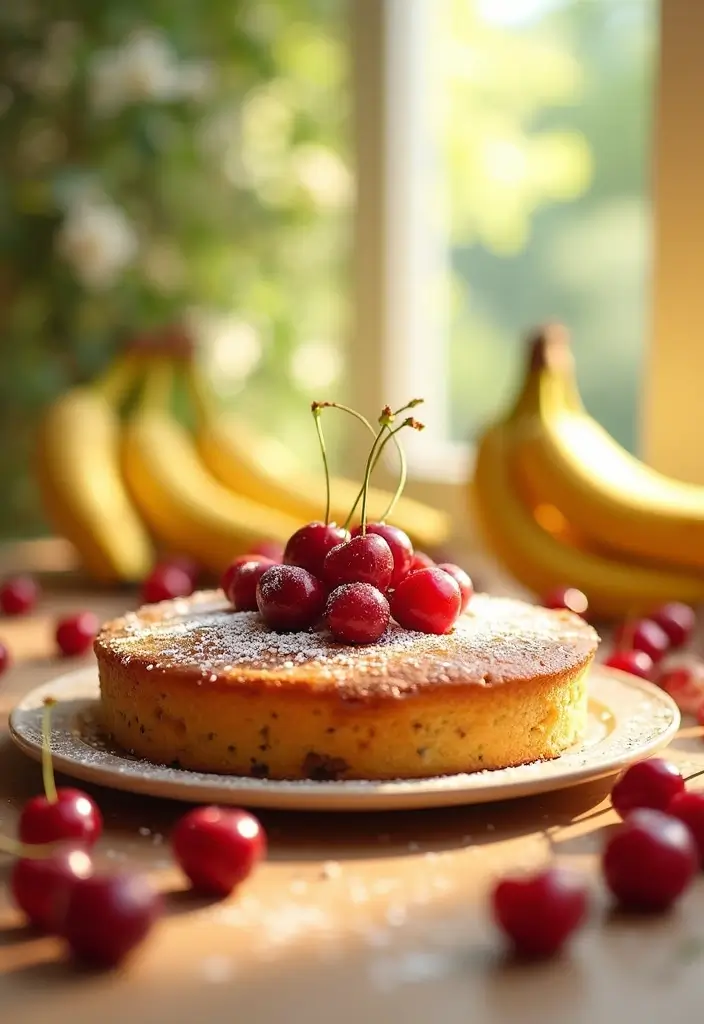 30 Sweet and Simple Gluten-Free Cherry Dump Cake Recipes - 9. Cherry Banana Dump Cake