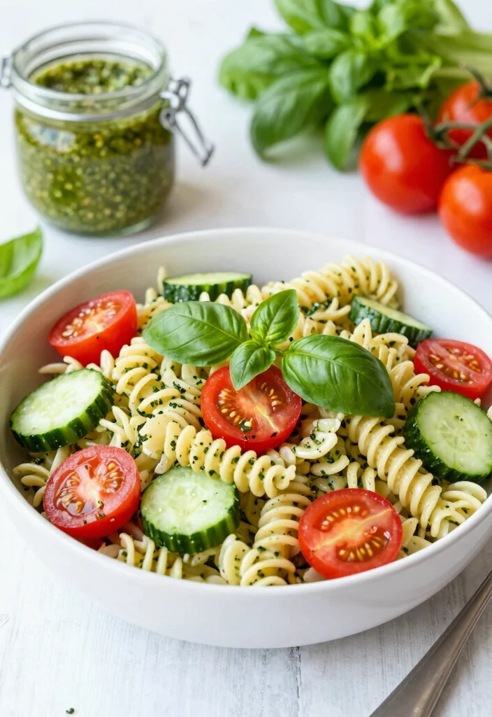 10 Crab Dinner Recipes for Easy Seafood Weeknight Meals - 10. Crab Pesto Pasta Salad