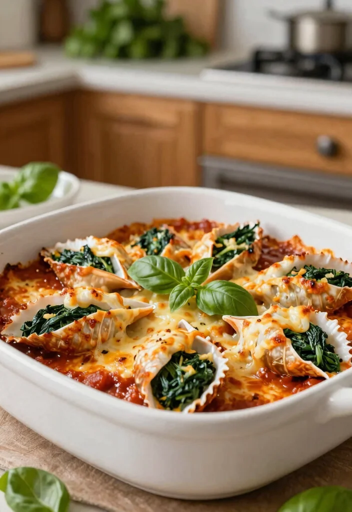 10 Crab Dinner Recipes for Easy Seafood Weeknight Meals - 4. Crab and Spinach Stuffed Shells