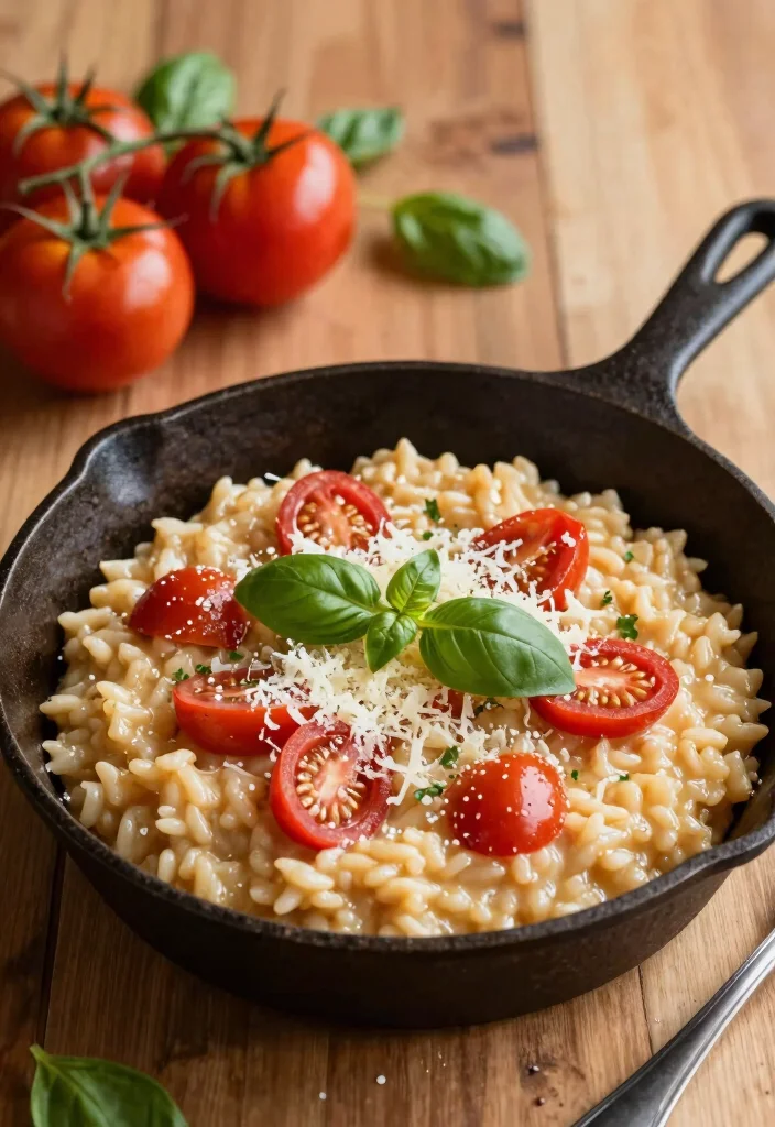 10 Crab Dinner Recipes for Easy Seafood Weeknight Meals - 5. One-Pan Crab & Tomato Risotto