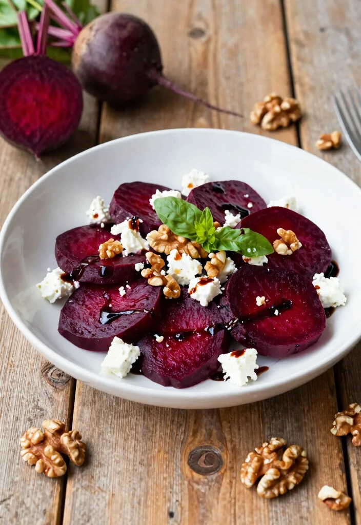 10 English Vegetarian Recipes for Classic Cozy Plant Meals - 6. Beetroot and Feta Salad