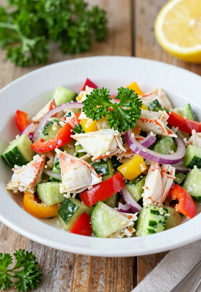 10 Healthy Crab Recipes for Light Protein-Rich Meals - 1. Zesty Crab Salad