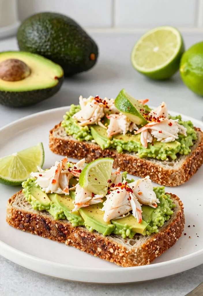 10 Healthy Crab Recipes for Light Protein-Rich Meals - 4. Crab and Avocado Toast