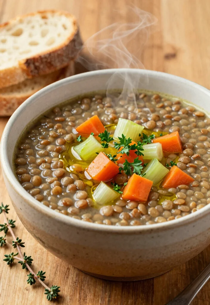10 Healthy Five-Ingredient Recipes for Fast Simple Eating - 8. Lentil Soup