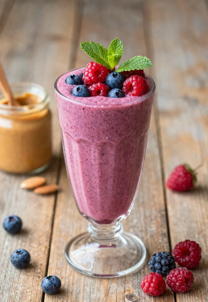 10 Keto Breakfast Smoothie Recipes for Light Low-Carb Mornings - 2. Berry Blast Keto Smoothie
