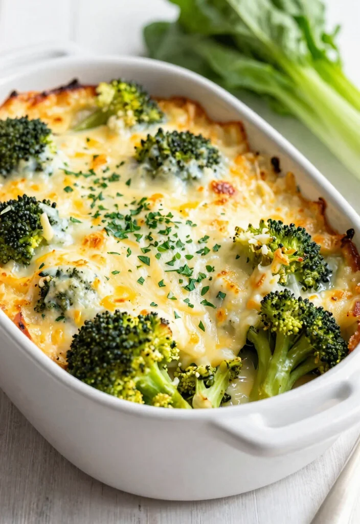 10 Keto Cauliflower Casserole Recipes for Cozy Low-Carb Comfort - 8. Cheesy Broccoli and Cauliflower Bake