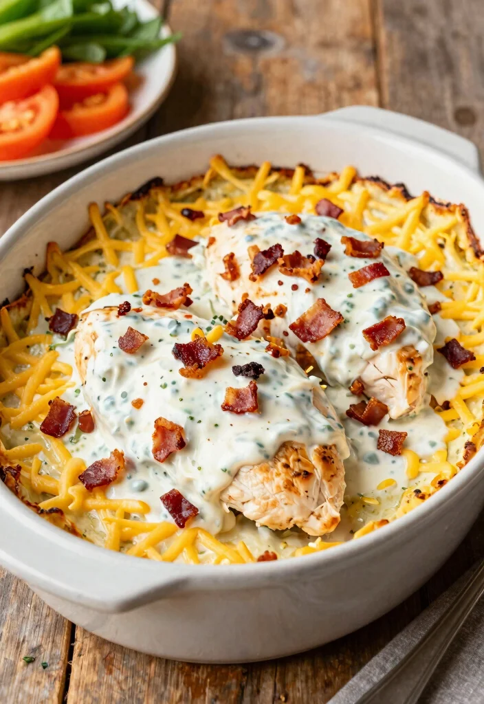 10 Keto Chicken Bake Recipes for Cozy Low-Carb Weeknight Meals - 6. Ranch Chicken Bake