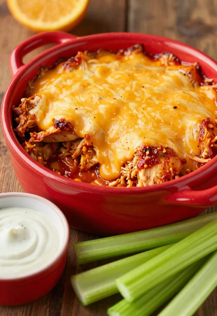 10 Keto Chicken Bake Recipes for Cozy Low-Carb Weeknight Meals - 7. Buffalo Chicken Bake