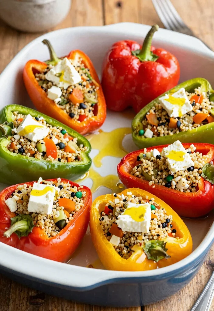 10 Keto Feta Recipes for Easy Flavorful Low-Carb Meals - 8. Feta-Stuffed Peppers