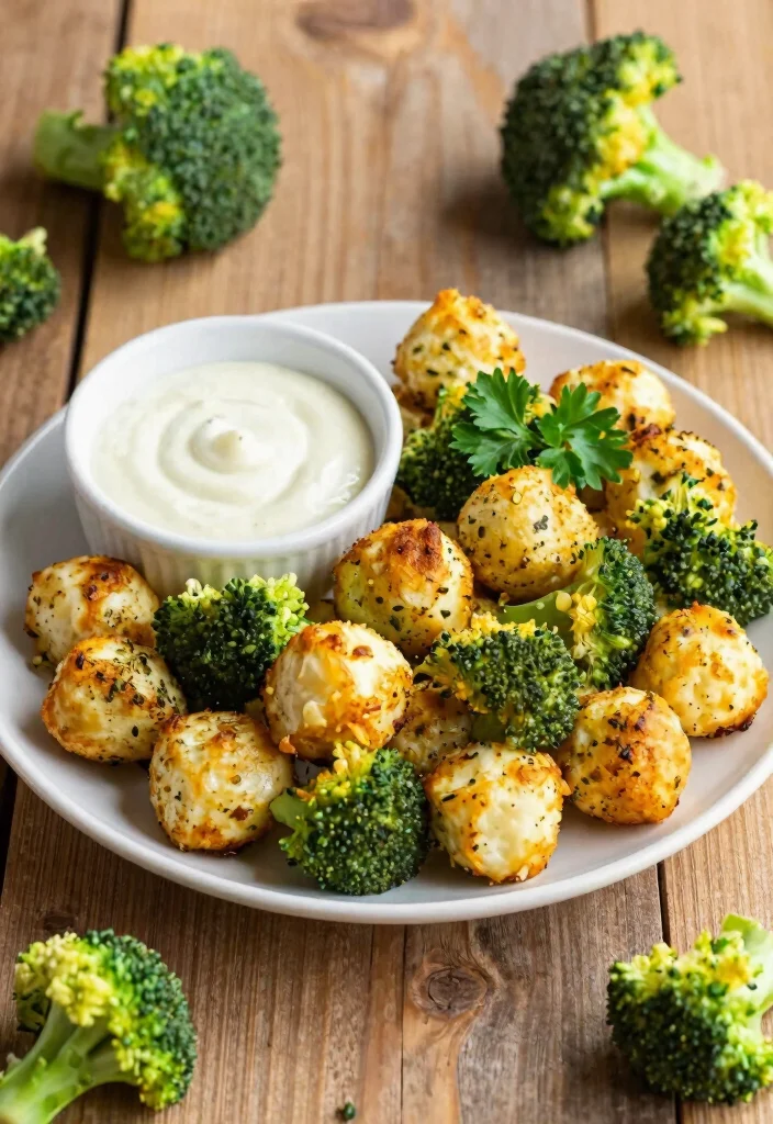 10 Keto Green Recipes for Fresh Light Low-Carb Eating - 5. Broccoli and Cheese Bites