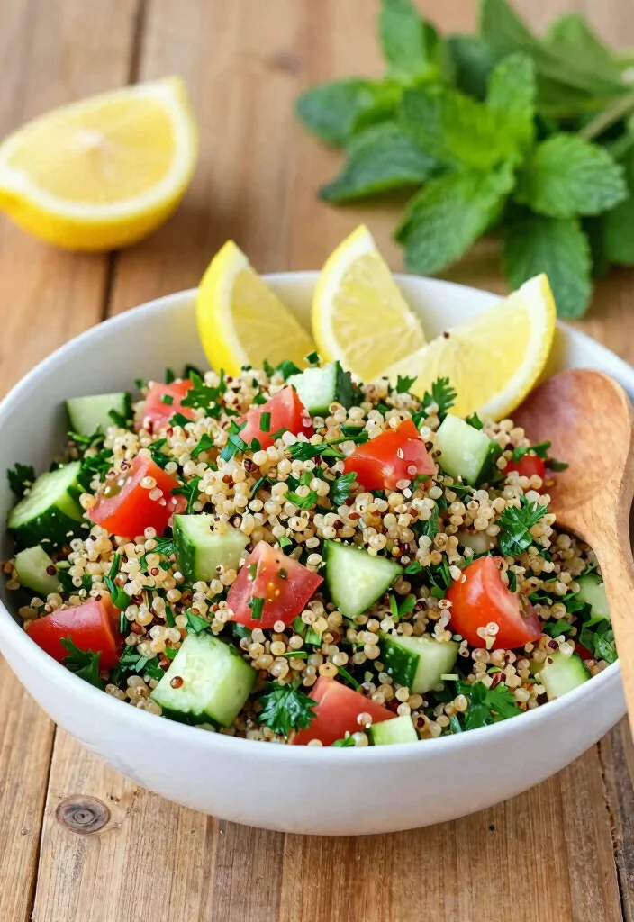 10 Lebanese Vegan Recipes for Bright Flavorful Meals - 2. Tabbouleh Salad with Quinoa
