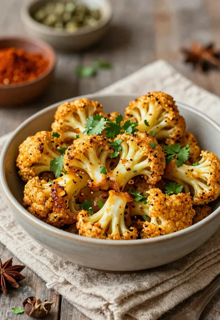 10 Lebanese Vegan Recipes for Bright Flavorful Meals - 5. Spicy Roasted Cauliflower
