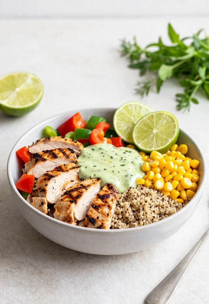 10 Lime Dinner Recipes for Bright Fresh Weeknight Flavor - 10. Lime Infused Chicken and Quinoa Bowl