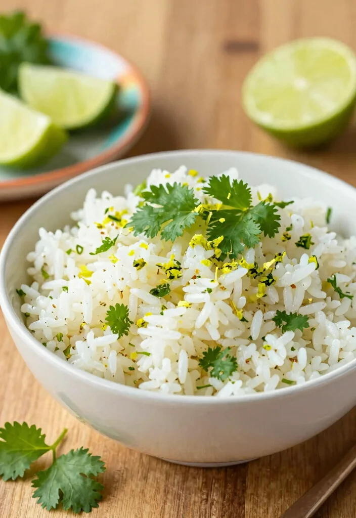 10 Lime Dinner Recipes for Bright Fresh Weeknight Flavor - 4. Cilantro Lime Rice