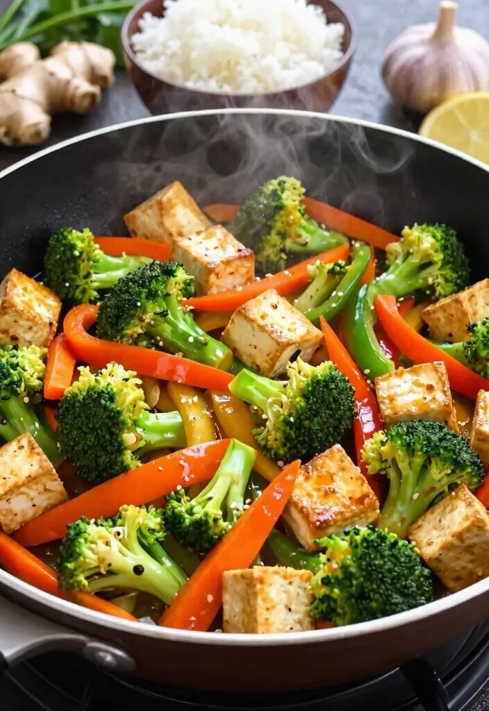 10 Onion-Free Garlic-Free Vegetarian Recipes for Gentle Eating - 3. Vegetable Stir-Fry with Tofu