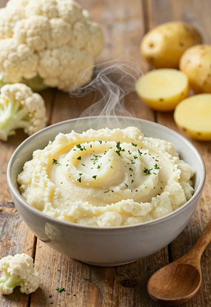 10 Onion-Free Garlic-Free Vegetarian Recipes for Gentle Eating - 8. Cauliflower and Potato Mash