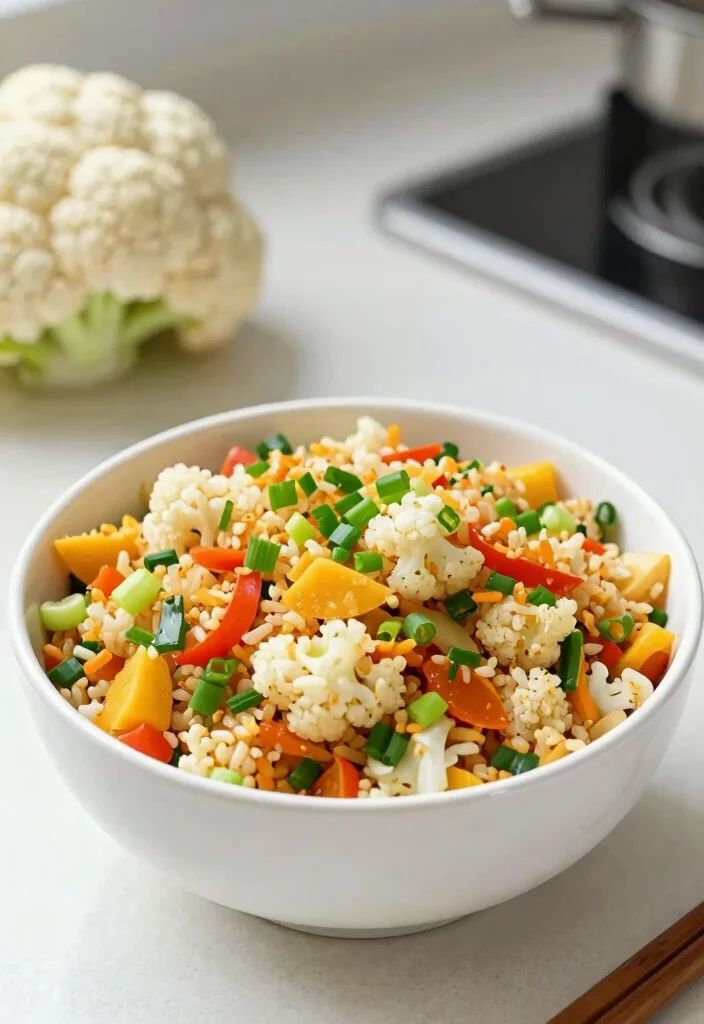 10 Pregnancy Dinner Recipes for Nutritious Gentle Meals - 10. Cauliflower Fried Rice