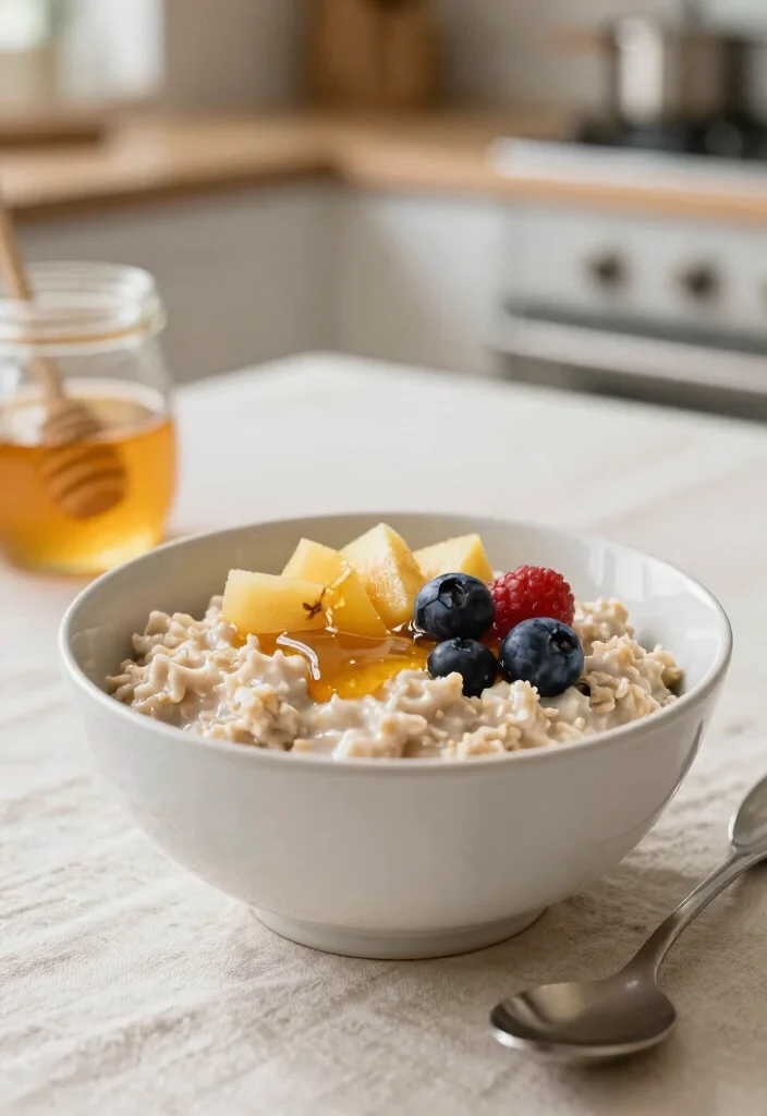 10 Soft Dinner Recipes for Easy-to-Eat Weeknight Meals - 10. Oatmeal with Fruit and Honey