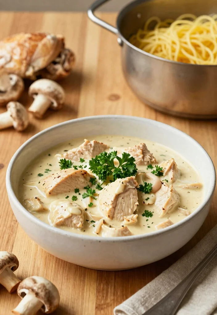 10 Sour Cream Dinner Recipes for Creamy Easy Weeknight Comfort - 1. Creamy Chicken Stroganoff