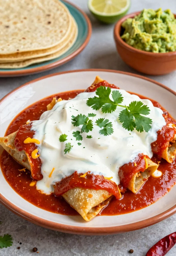 10 Sour Cream Dinner Recipes for Creamy Easy Weeknight Comfort - 2. Sour Cream Enchiladas