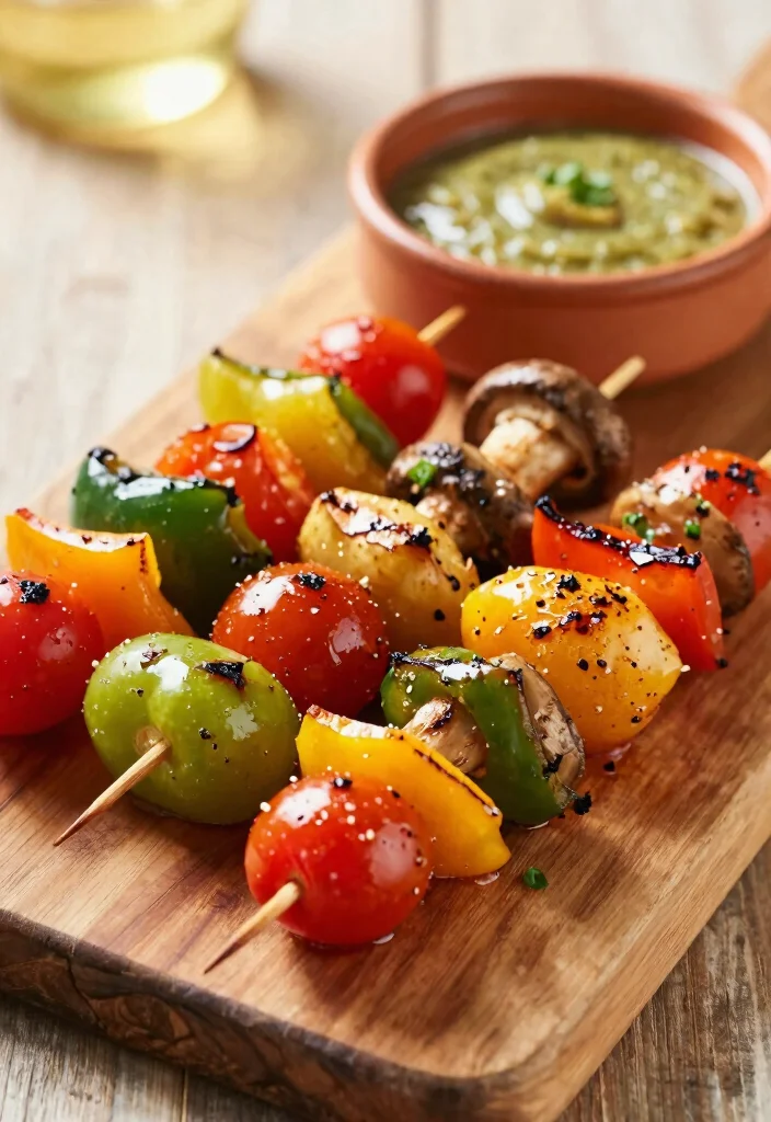 10 South African Vegetarian Recipes for Bold Flavorful Meals - 1. Grilled Vegetable Sosaties