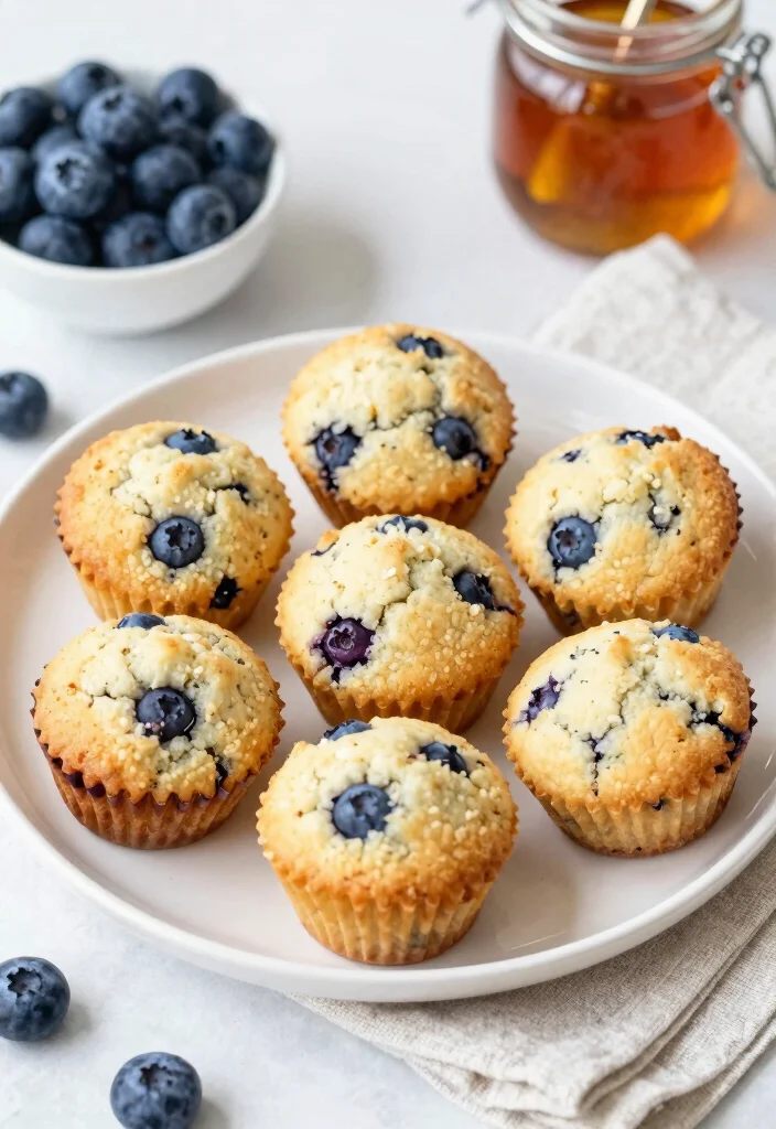 10 Vegan Gluten-Free Dessert Recipes for Simple Allergy-Friendly Sweets - 10. Blueberry Muffin Bites