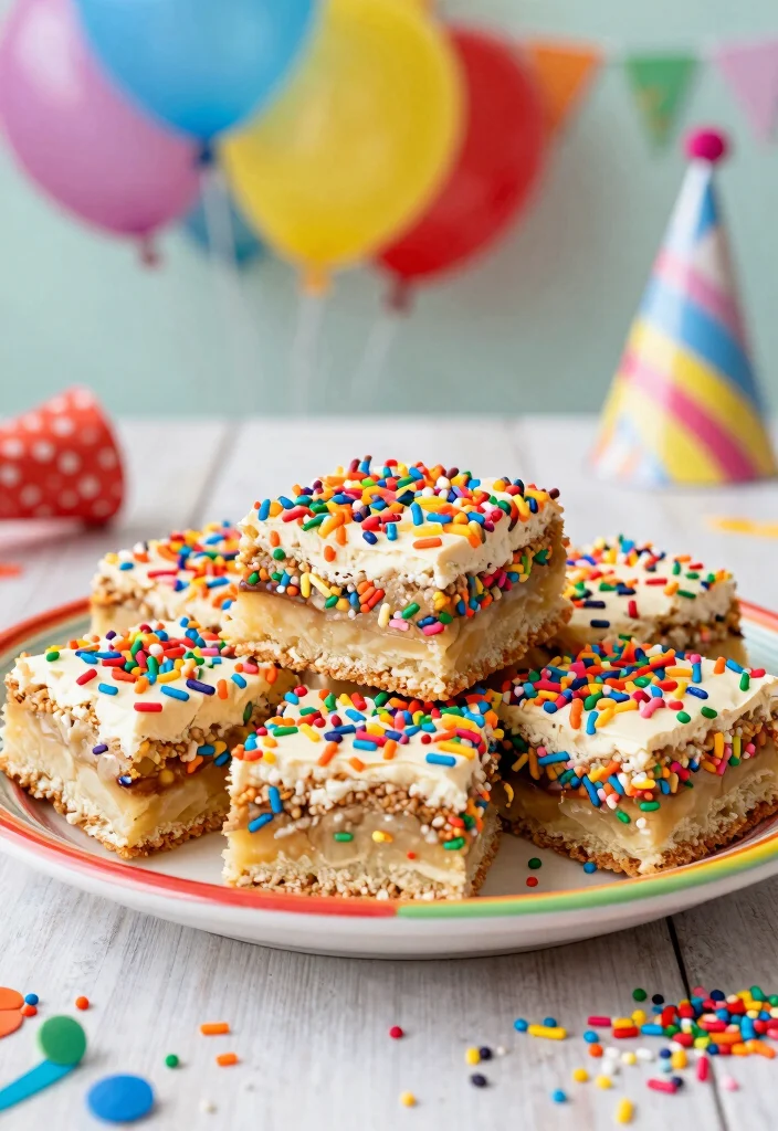 10 Vegan Gluten-Free Dessert Recipes for Simple Allergy-Friendly Sweets - 7. Funfetti Cake Bars