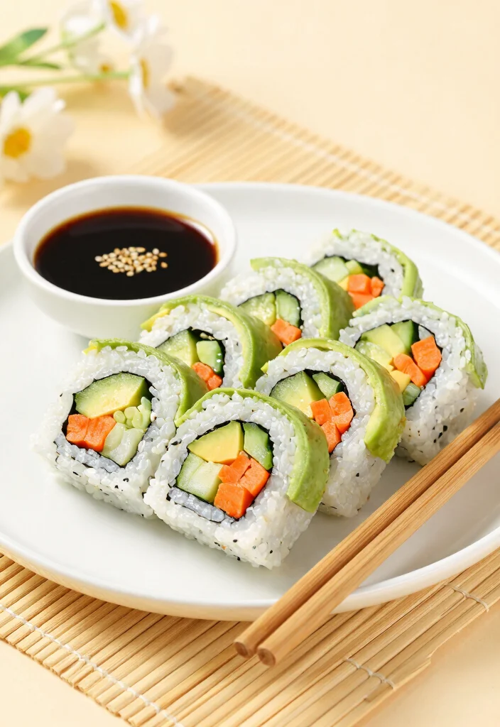 10 Vegan Japanese Recipes for Simple Umami-Packed Meals - 3. Vegan Sushi Rolls