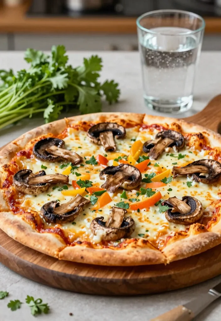 10 Vegan Portobello Mushroom Recipes for Meaty Plant-Based Meals - 10. Portobello Mushroom Pizza