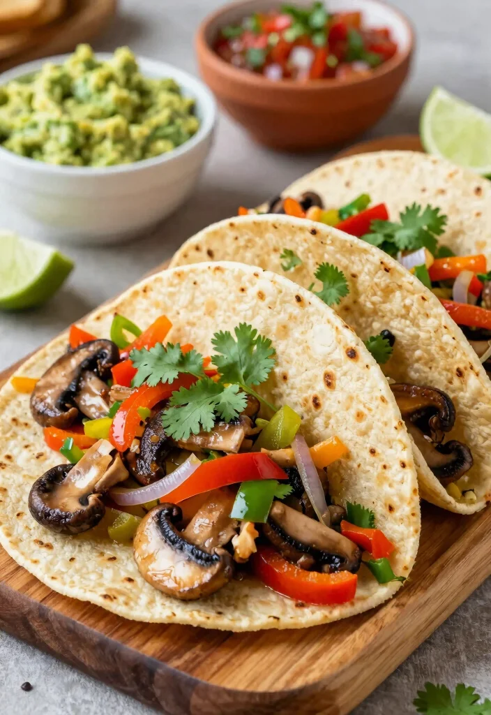 10 Vegan Portobello Mushroom Recipes for Meaty Plant-Based Meals - 3. Portobello Mushroom Fajitas