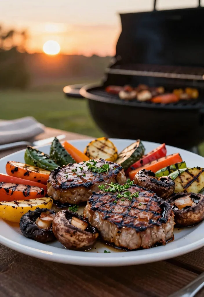 10 Vegan Portobello Mushroom Recipes for Meaty Plant-Based Meals - 6. Grilled Portobello Mushroom Steaks
