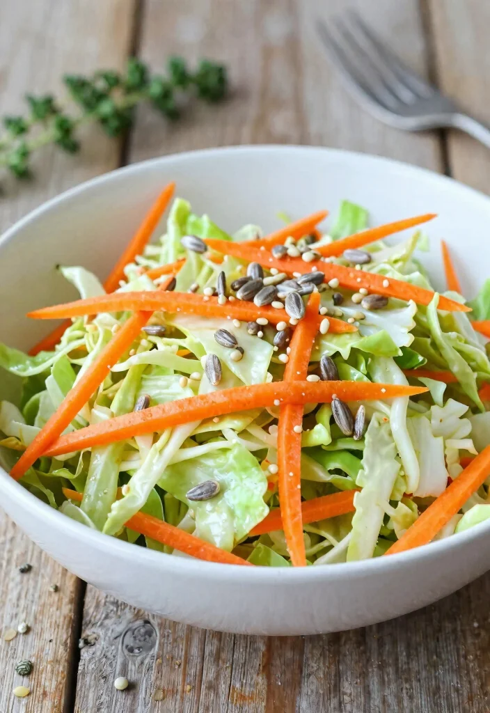 10 Vegetarian Protein Salad Recipes for Easy Filling Meals - 10. Zesty Cabbage and Carrot Salad