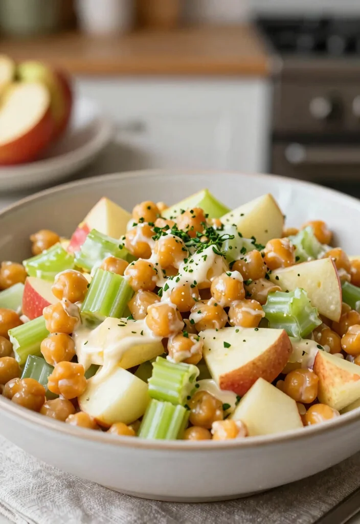 10 Vegetarian Protein Salad Recipes for Easy Filling Meals - 8. Curried Chickpea Salad
