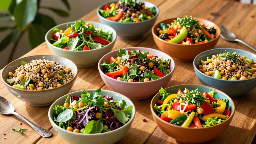 10 Vegetarian Protein Salad Recipes for Easy Filling Meals