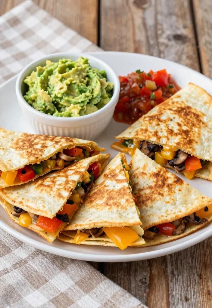 10 Vegetarian Recipes for Picky Eaters with Mild Easy Flavors - 2. Veggie Quesadillas