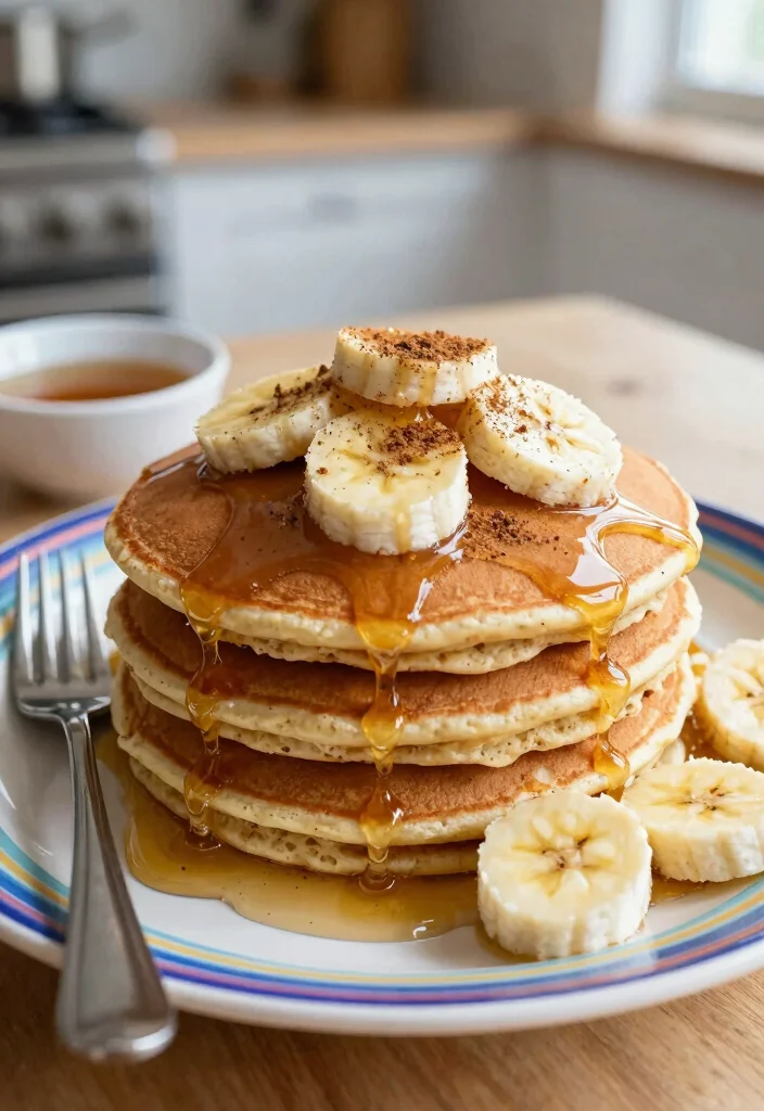 10 Vegetarian Recipes for Picky Eaters with Mild Easy Flavors - 3. Banana Oatmeal Pancakes